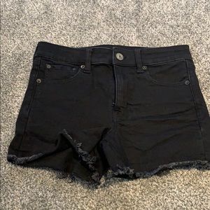 American Eagle Outfitters black jean shorts